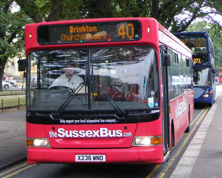 Sussex Bus Dennis Dart SLF Plaxton Pointer X236WNO
